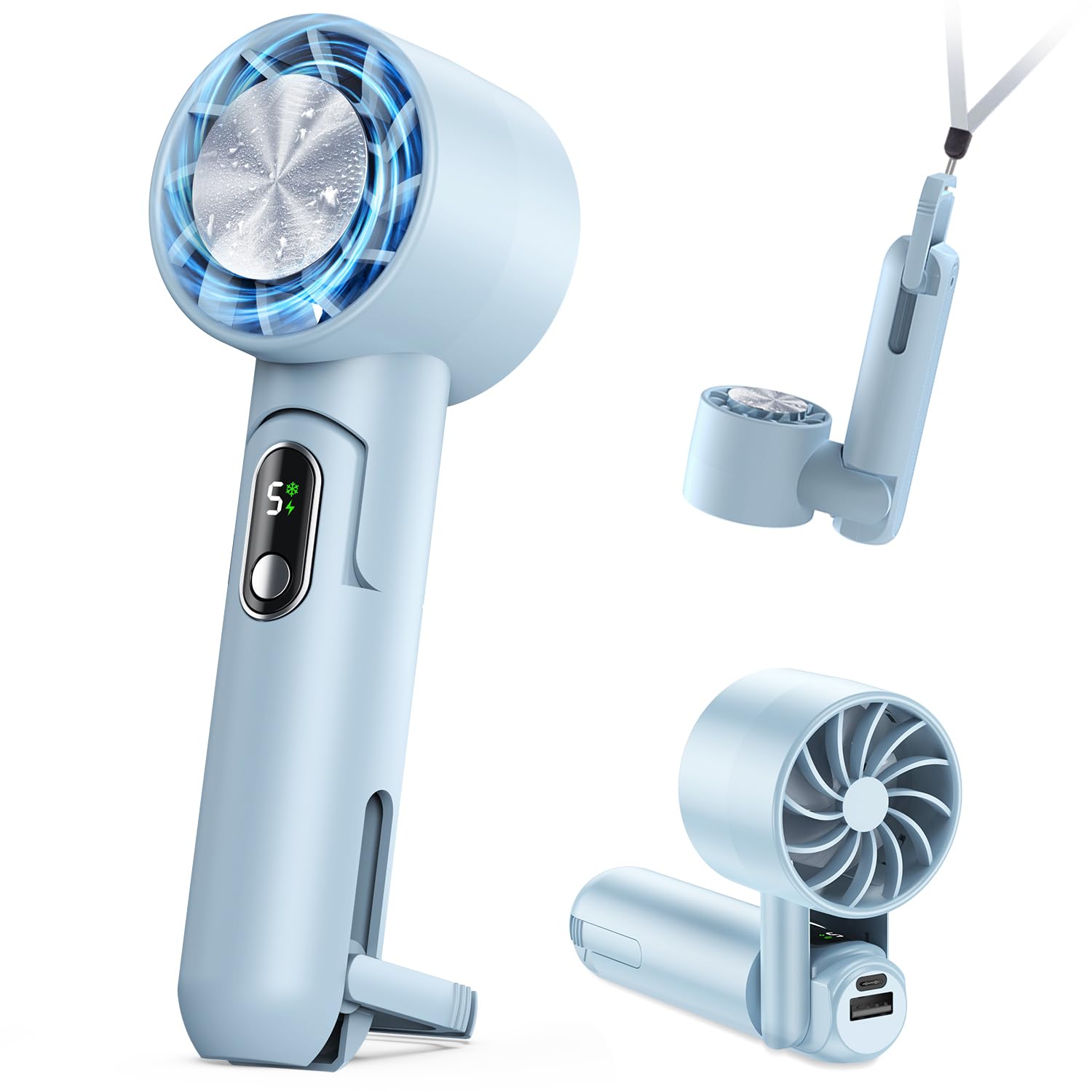 Amazon | 【2025革新型 -20℃瞬間冷却】 携帯扇風機 ハンディファン 冷