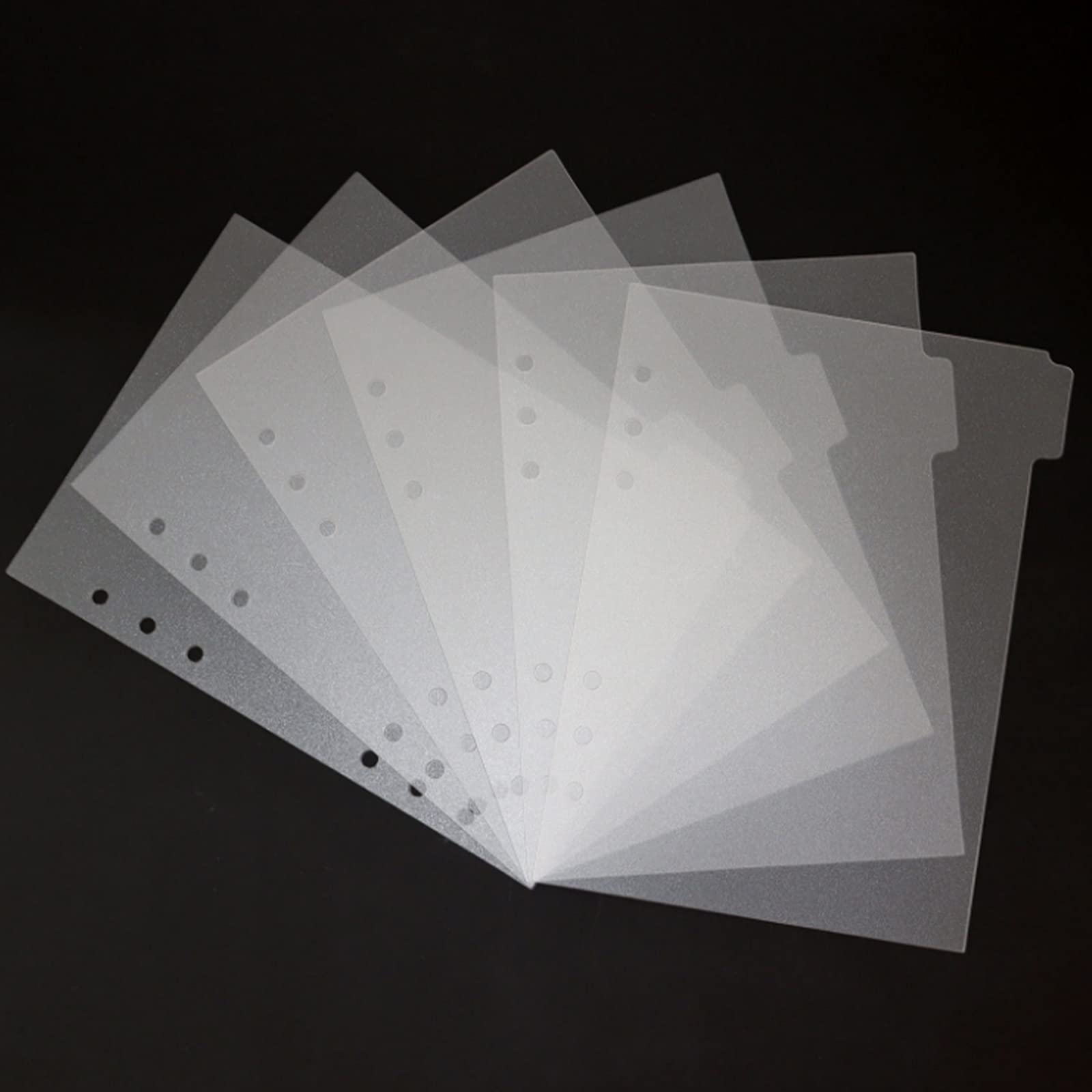 Amazon | 6山 インデックス A5 仕切りカード 6穴 a5インデックスシート