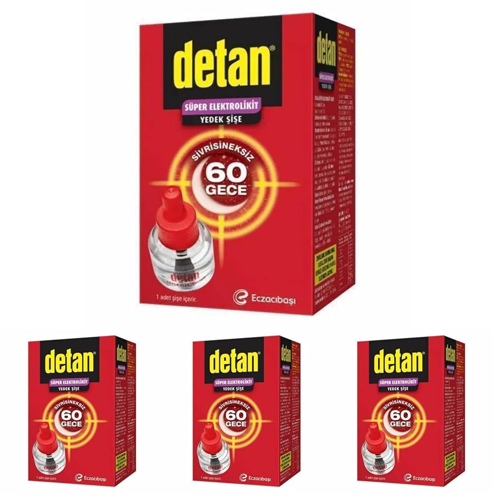 Detan 60 Gece Elektrolikit Yedek (4 paketi)