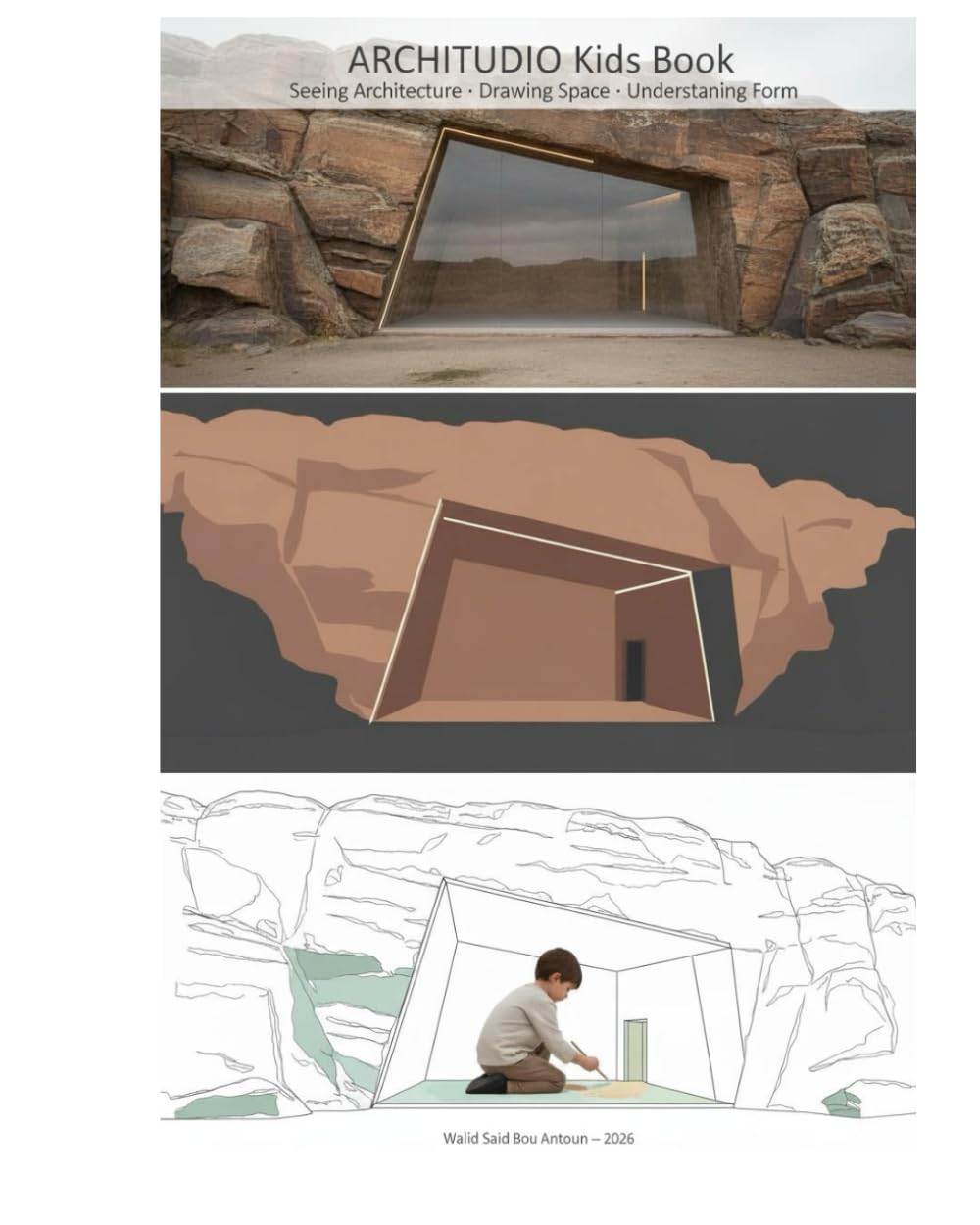 ARCHITUDIO Kids Book: Seeing Architecture · Drawing Space · Understanding Form