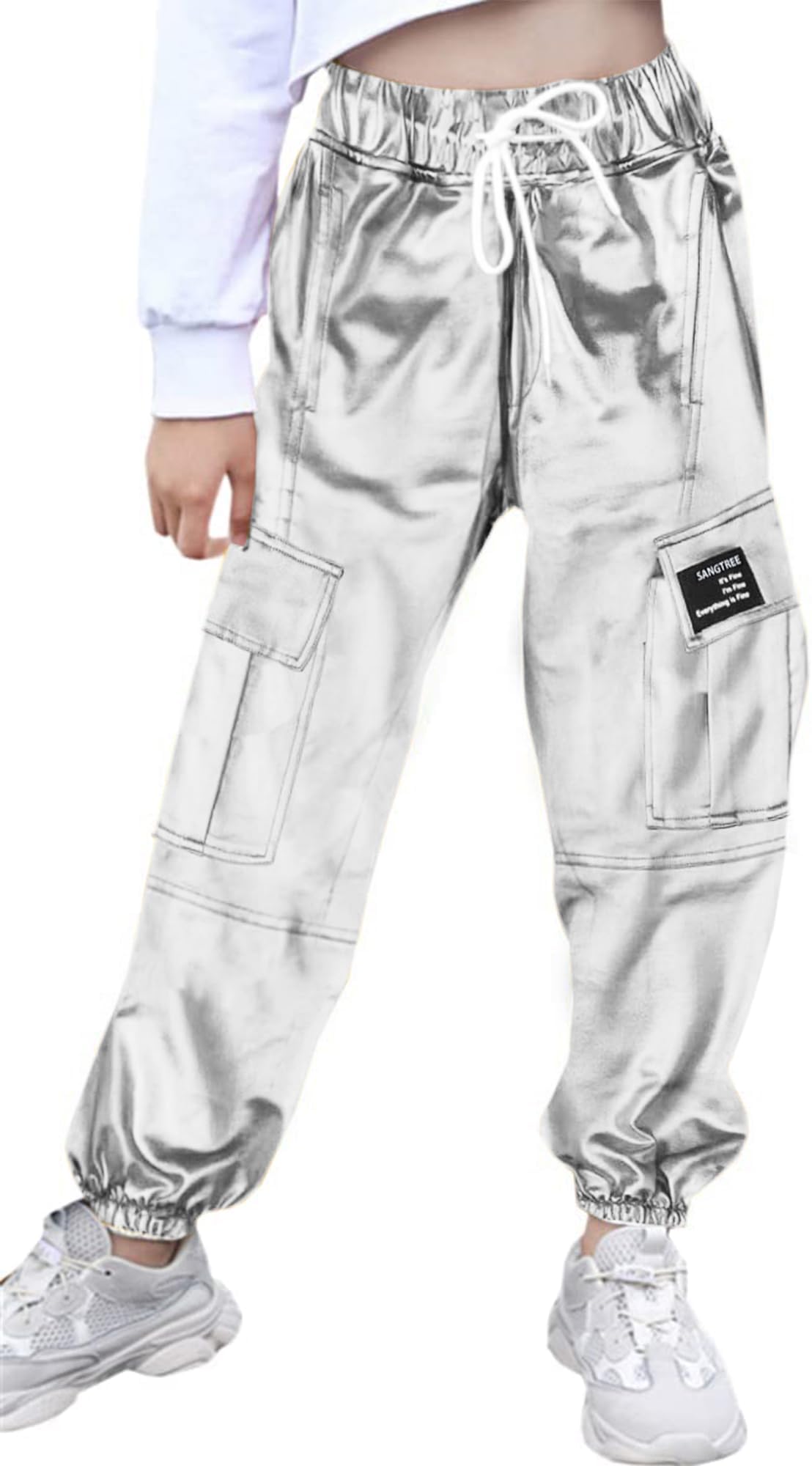 Girls & Women's Cargo Jogger Pants, 3 Years - Women 3XL