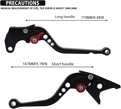 Miniatura 2 de Palanca de embrague de motocicleta para Yamaha MT-03 MT03 2015-2020 Accesorios de motocicleta Manijas largascortas Palancas de embrague de freno