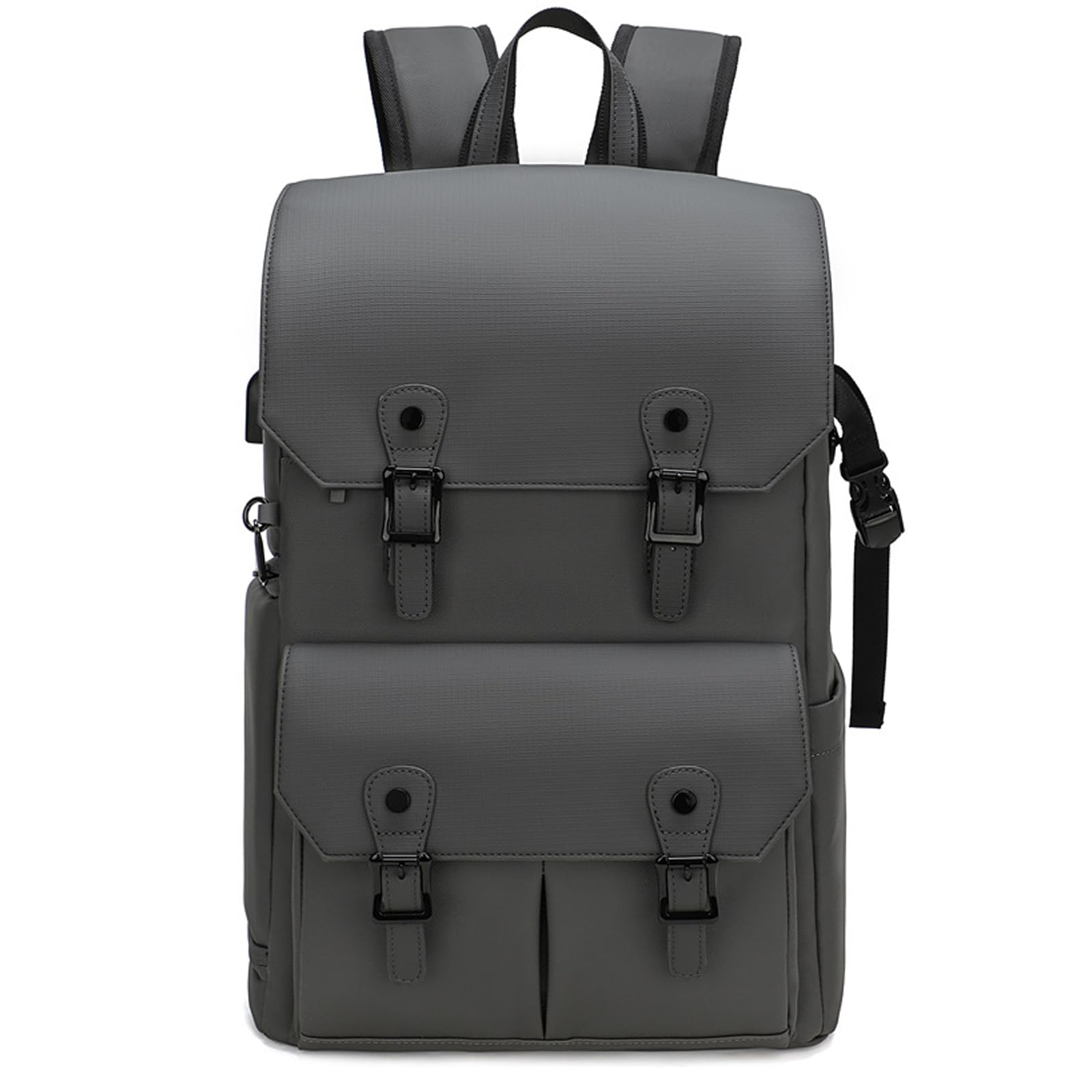Zaino Fotografico Multifunzionale, Borsa Fotografica con Scomparto per Laptop da 16 Pollici e Antifurto, Zaino Impermeabile per Treppiede, Fotocamera, Obiettivi e Accessori (Grigio)