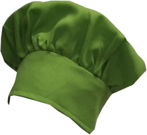 Sombrero de chef XXL Toque Whites ajustable colores vibrantes. Espacioso totalmente ajustable