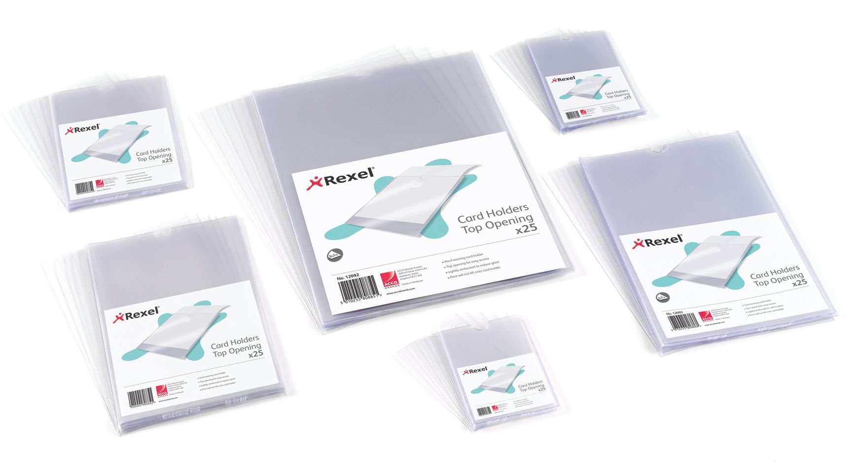 Rexel Hüllen (Nyrex, kurze Seite offen, Format A5) 25 Stück