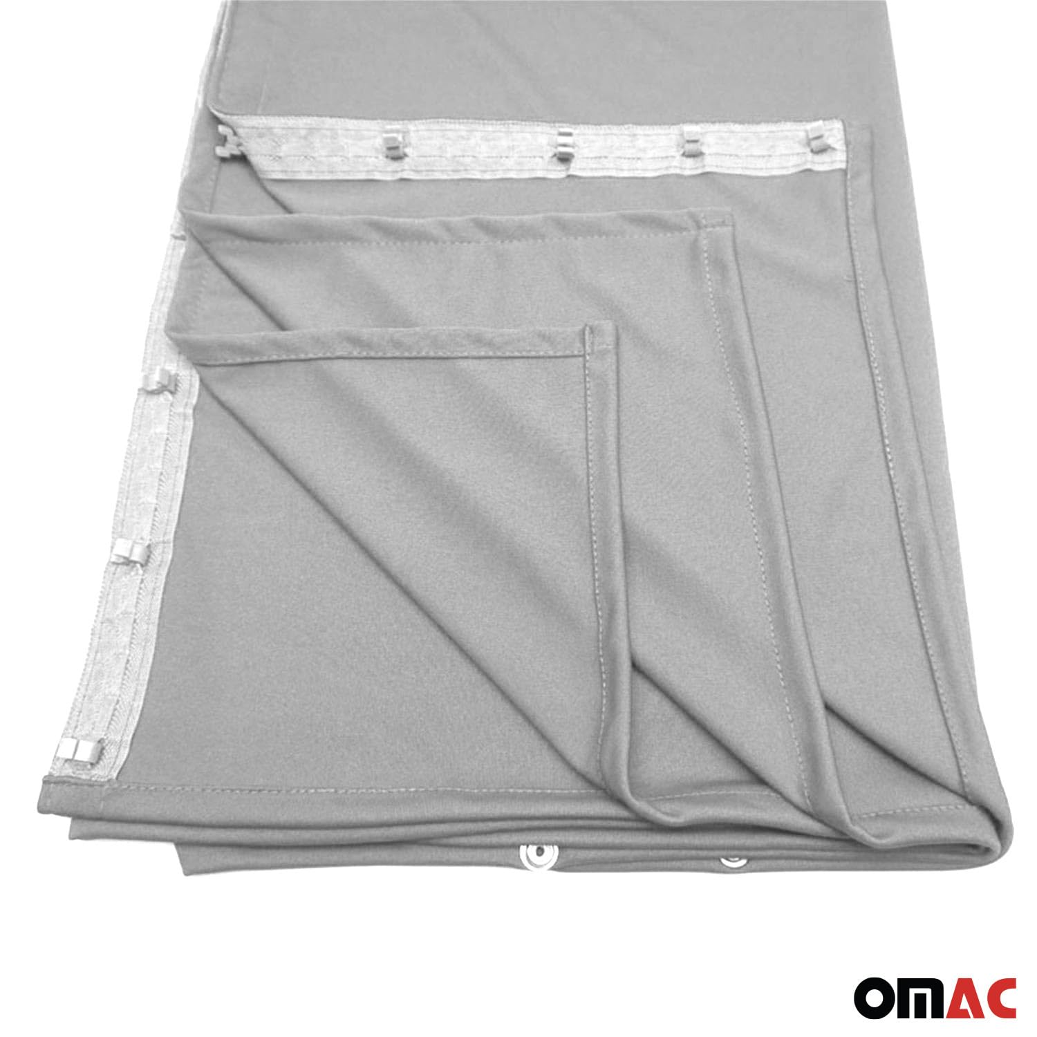Rideaux De Séparation de Cabine pour VW T5 L1 L2 Gris Tissu