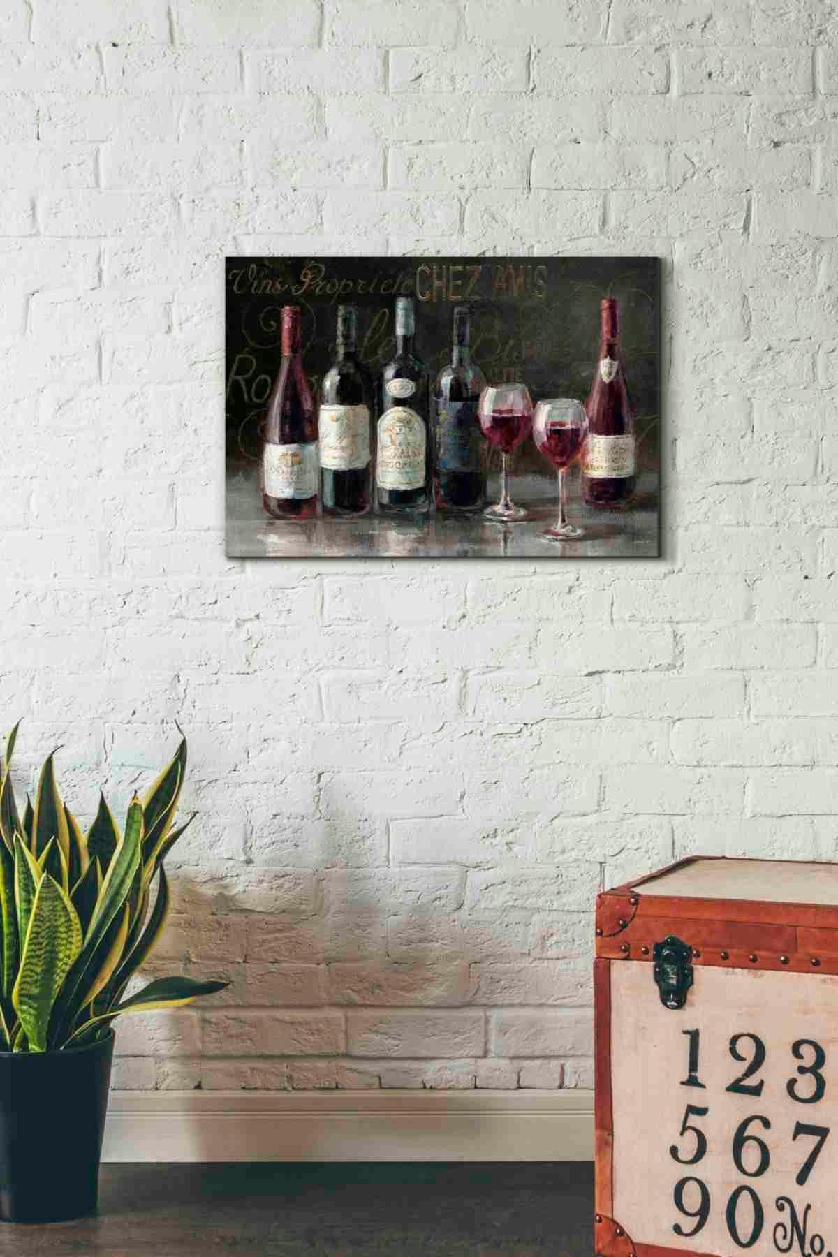 Epic Graffiti 'Bistro Reds v.2 Crop' autorstwa Danhui Nai płótno sztuka ścienna, 45 cm x 66 cm