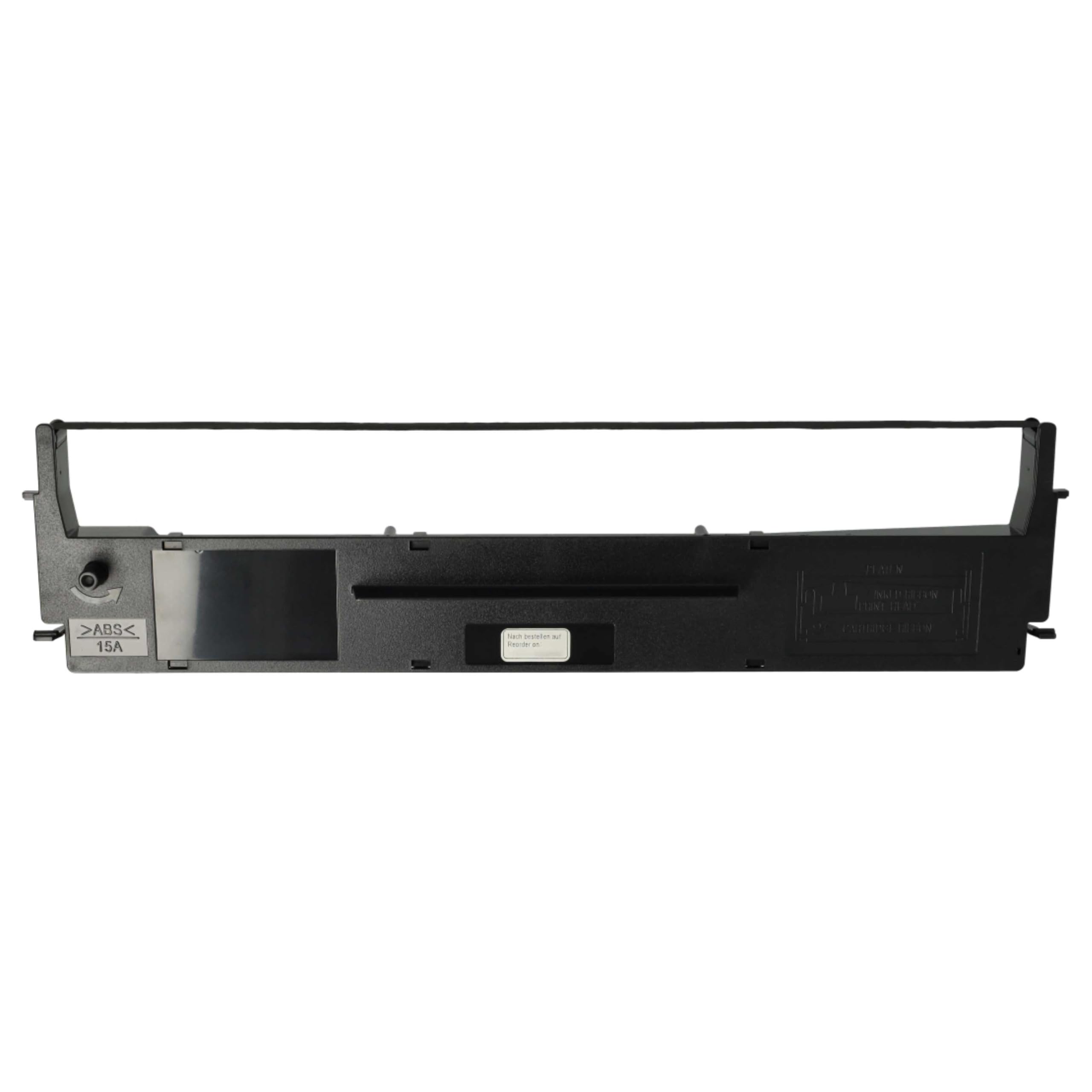 vhbw 10 x taśma barwiąca zamiennik do Epson C13S015021, S015637 do drukarki igłowej, drukarki bonowej - czarna