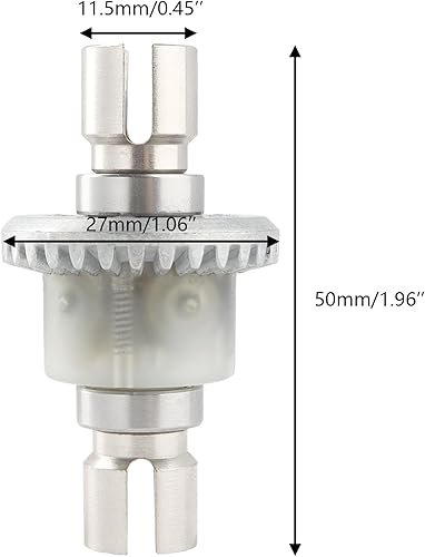 Miniatura 6 de RC CAR 16402 Metal Drive Shaft Gear Accesorios Piezas de repuesto para H16GT H16DR H16BM H16 H16P H16E 16208 16209 16210 16207 JC16EP HP161S H17 116