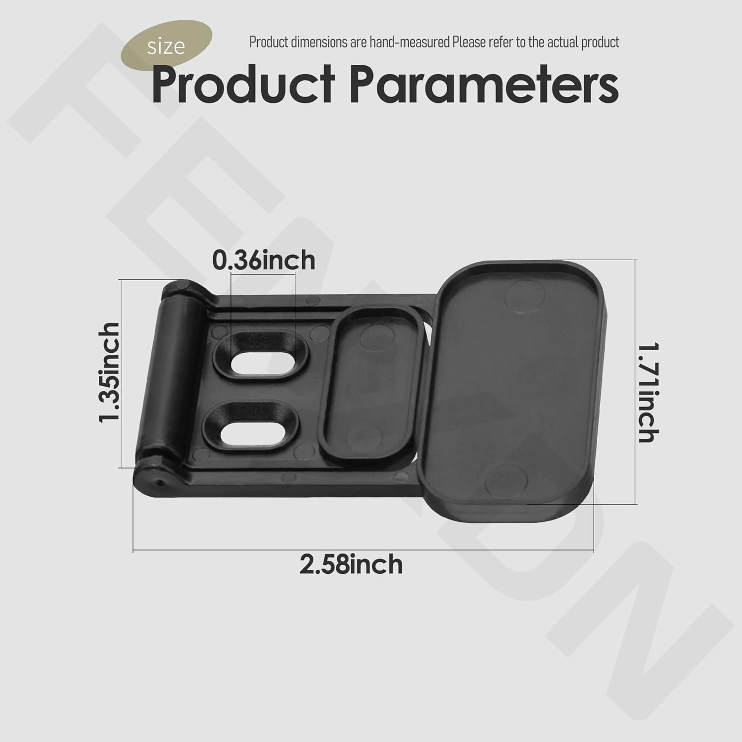 Garage Door Sensor Holder for Aqara Door and Window Sensor - Black, Simple Install