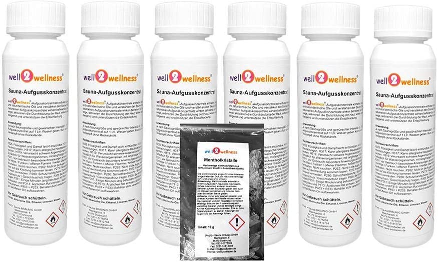 well2wellness Huile essentielle de sauna Essence concentré