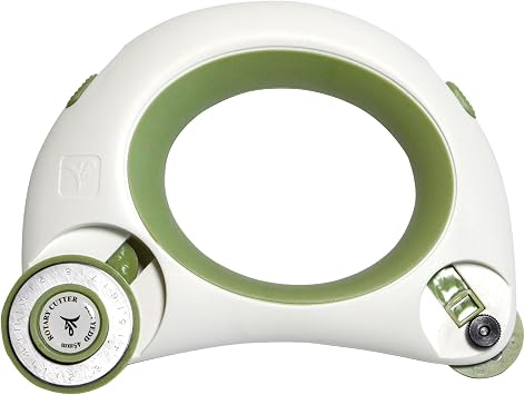 28mm 45mm Rotary Cutter Lock for Fabric, Leather, Crafting, Sewing, Quilting, Fabric Rotary Cutter Perfect for Left & Right HandGreen