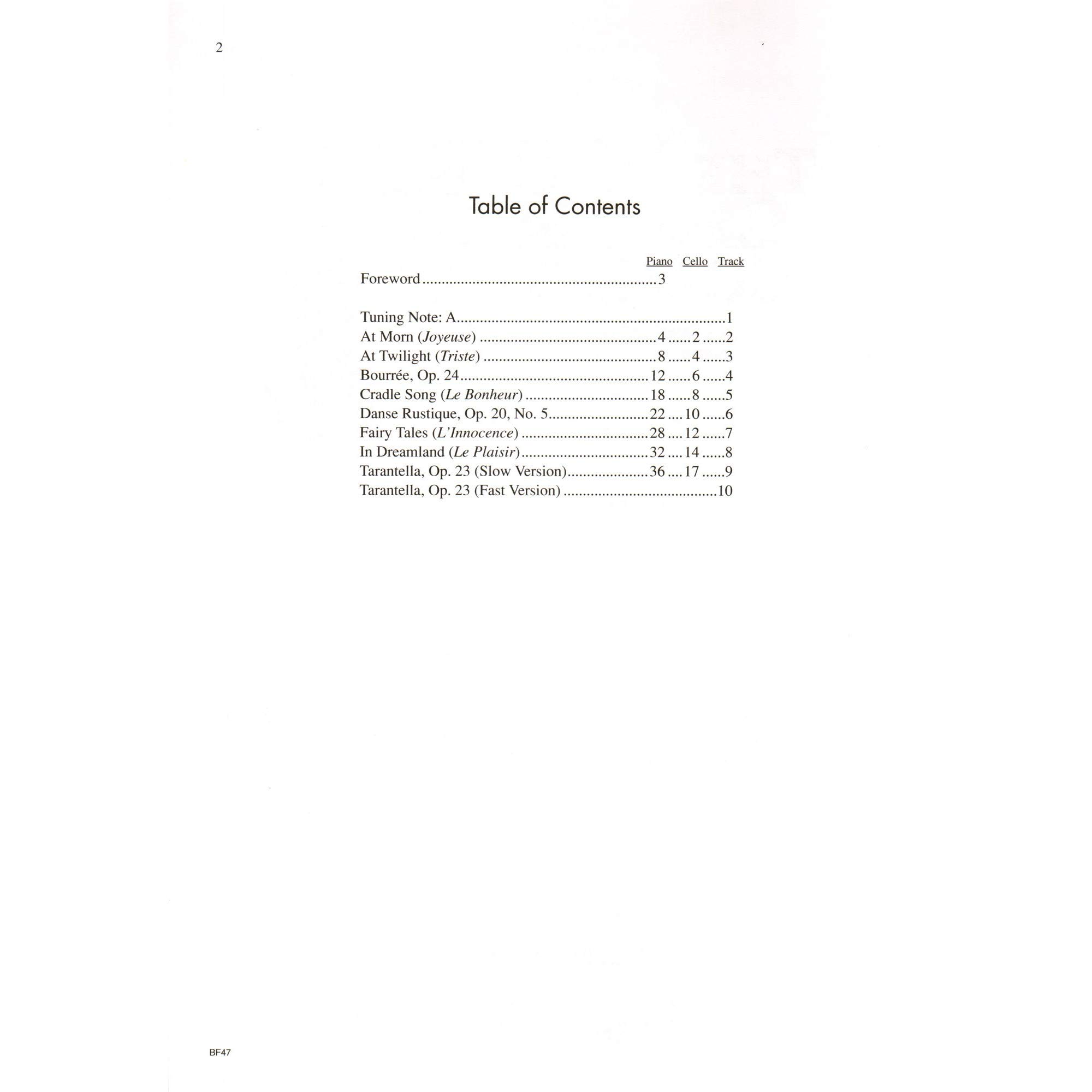 The Squire Cello Solo Collection: MP3 Download - Image 2