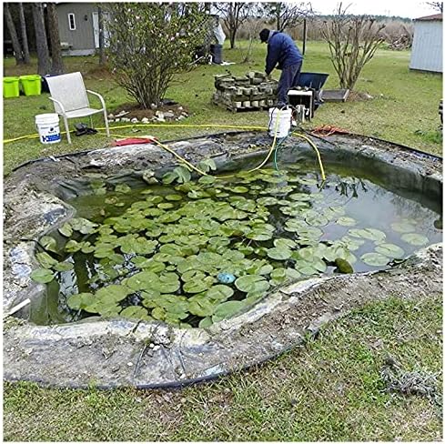 Heavy Duty 16x30ft Flexible Pond Liner - Waterproof Foldable Bed for Garden Pools, Waterfalls & Outdoor Ponds - Durable Fish Habitat & Reservoir Solution