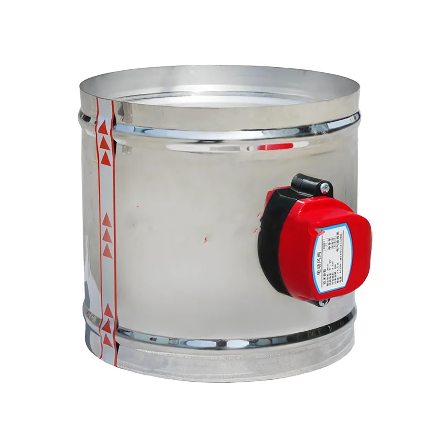 Électrovanne de registre motorisée clapet de ventilation 150 mm conduit VMC DC12V