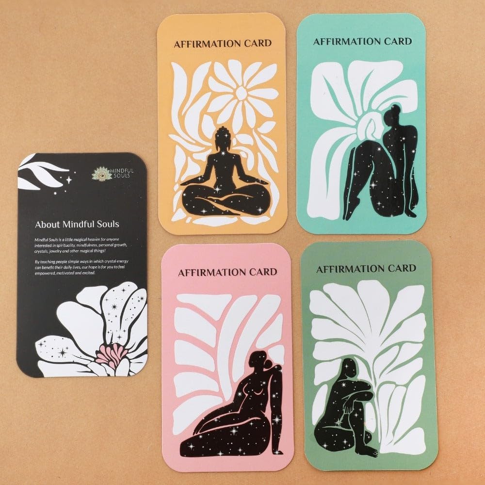 MINDFUL SOULS Card Deck (Positive Affirmations Cards Deck)