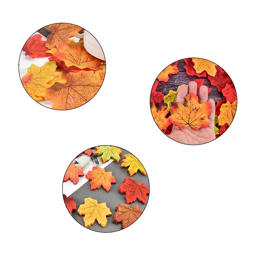 Amazon.de: Pamtns 600 Stck Herbstbltter Deko Knstlich Ahornbltter  Tischdeko Herbst Knstlich Herbstlaub Kunst Herbstbltter Knstlich Herbst  Hochzeit Dekorationen Wandbild Party Auendekoration Deko