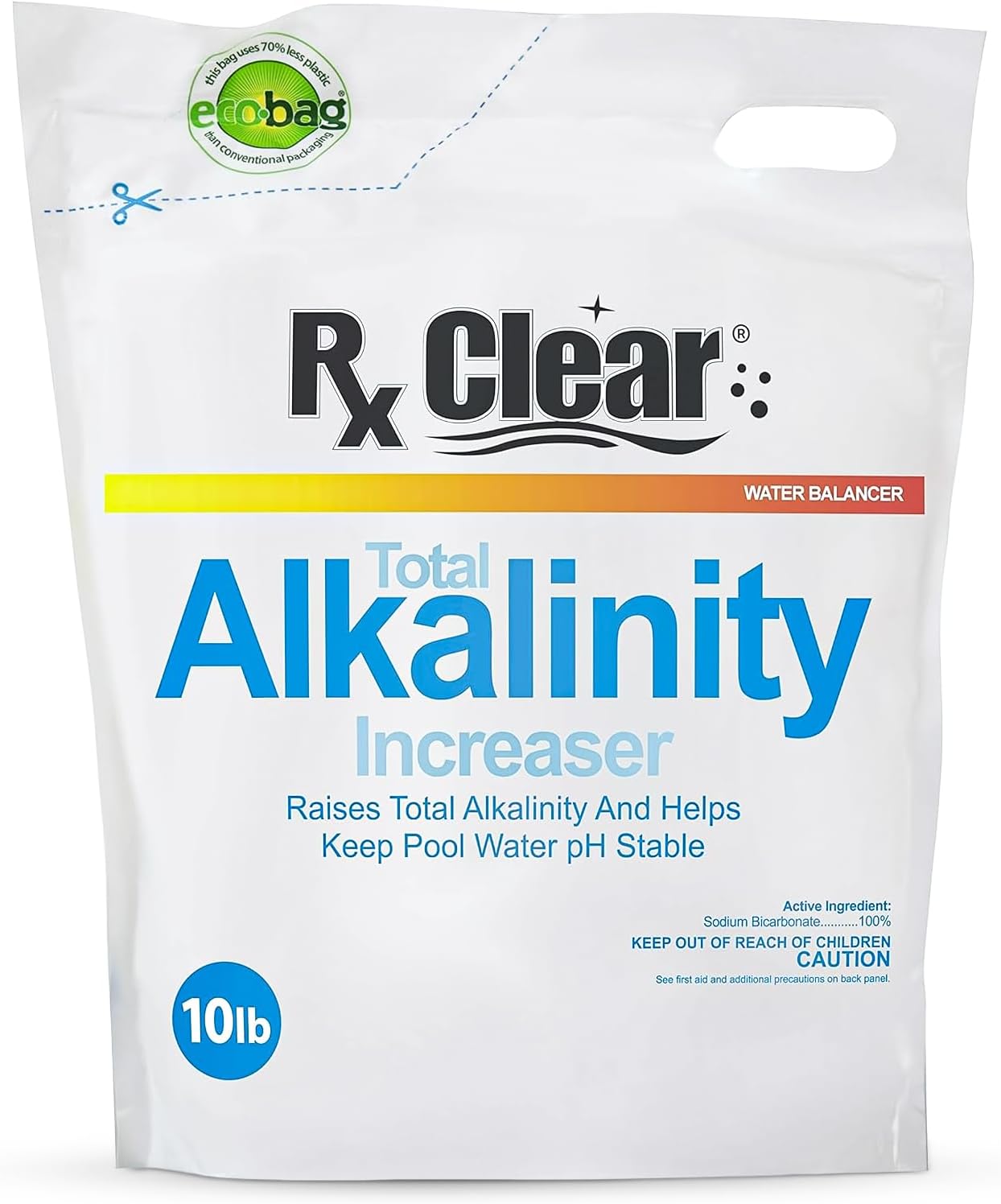 Rx Clear Total Alkalinity Increaser for Swimming Pools | 10 Lbs