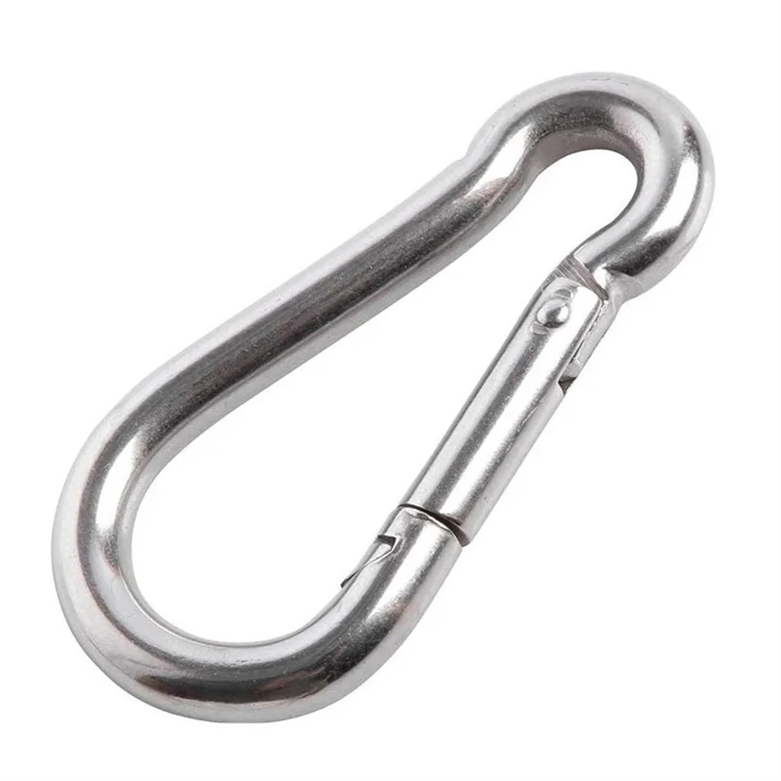 Klipsy zatrzaskowe Karabińczyki ze stali nierdzewnej 304, klamry do wspinaczki, karabińczyk z zamkiem na klucz(M5 2PCS)