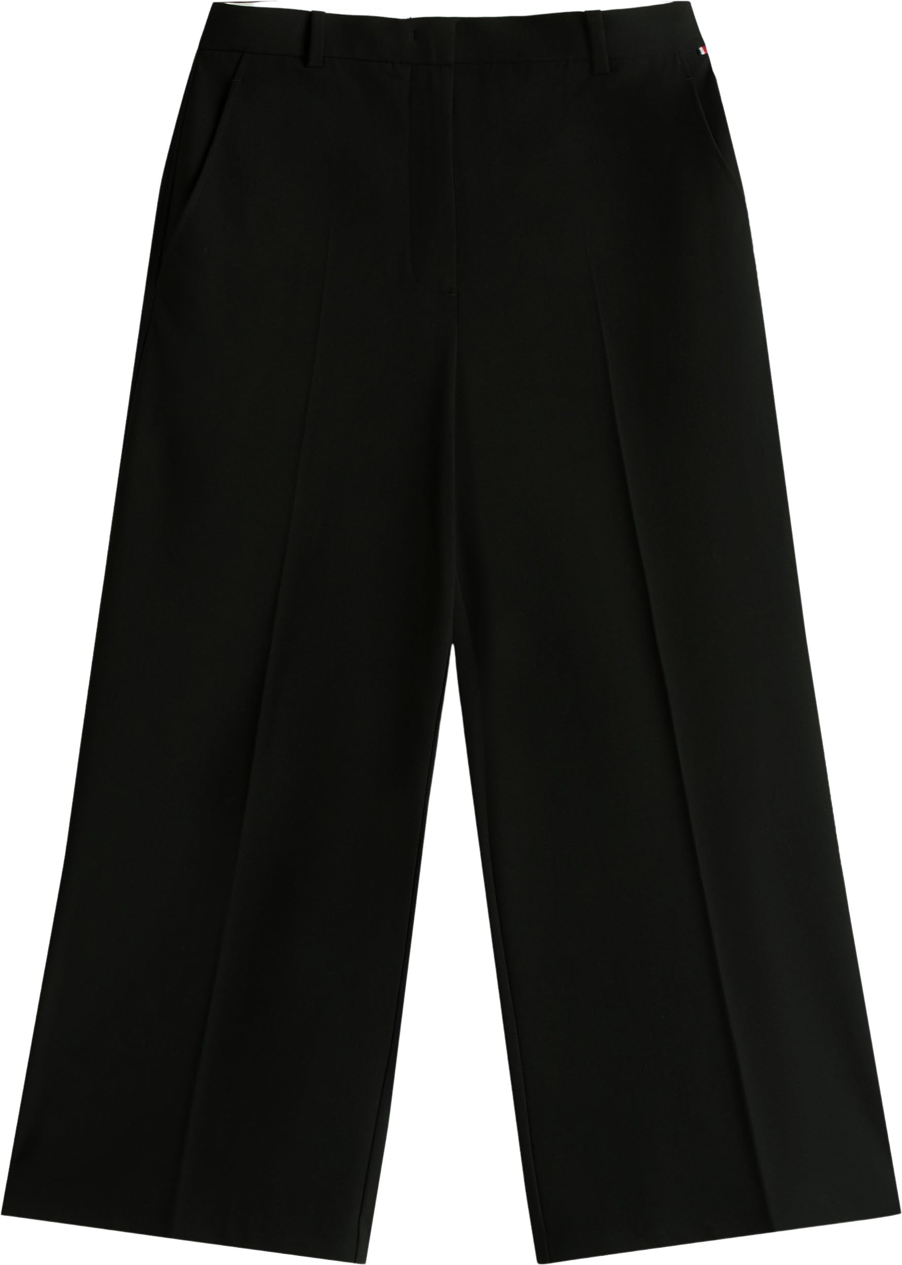 Tommy Hilfiger Lw Bi-stretch Wide Leg Crop Pant Ww0ww45463 - LW BI-STRETCH Spodnie z szerokimi nogawkami WW0WW45463 Kobiety