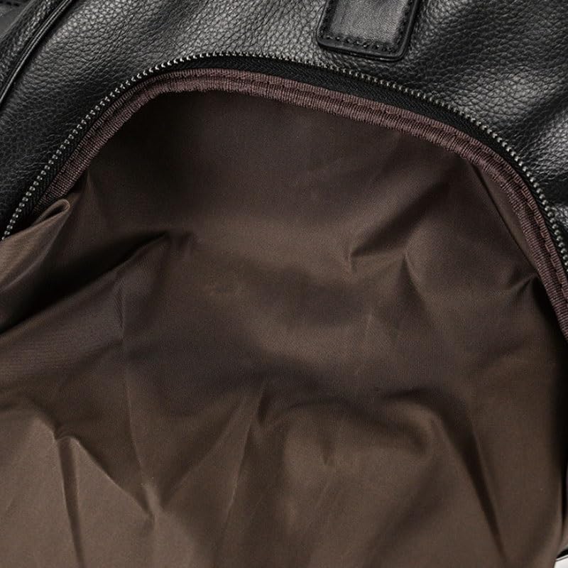 Men's Travel Bag Fitness with Shoe Pocket Waterproof Handbag Leather Crossbody Single Shoulder