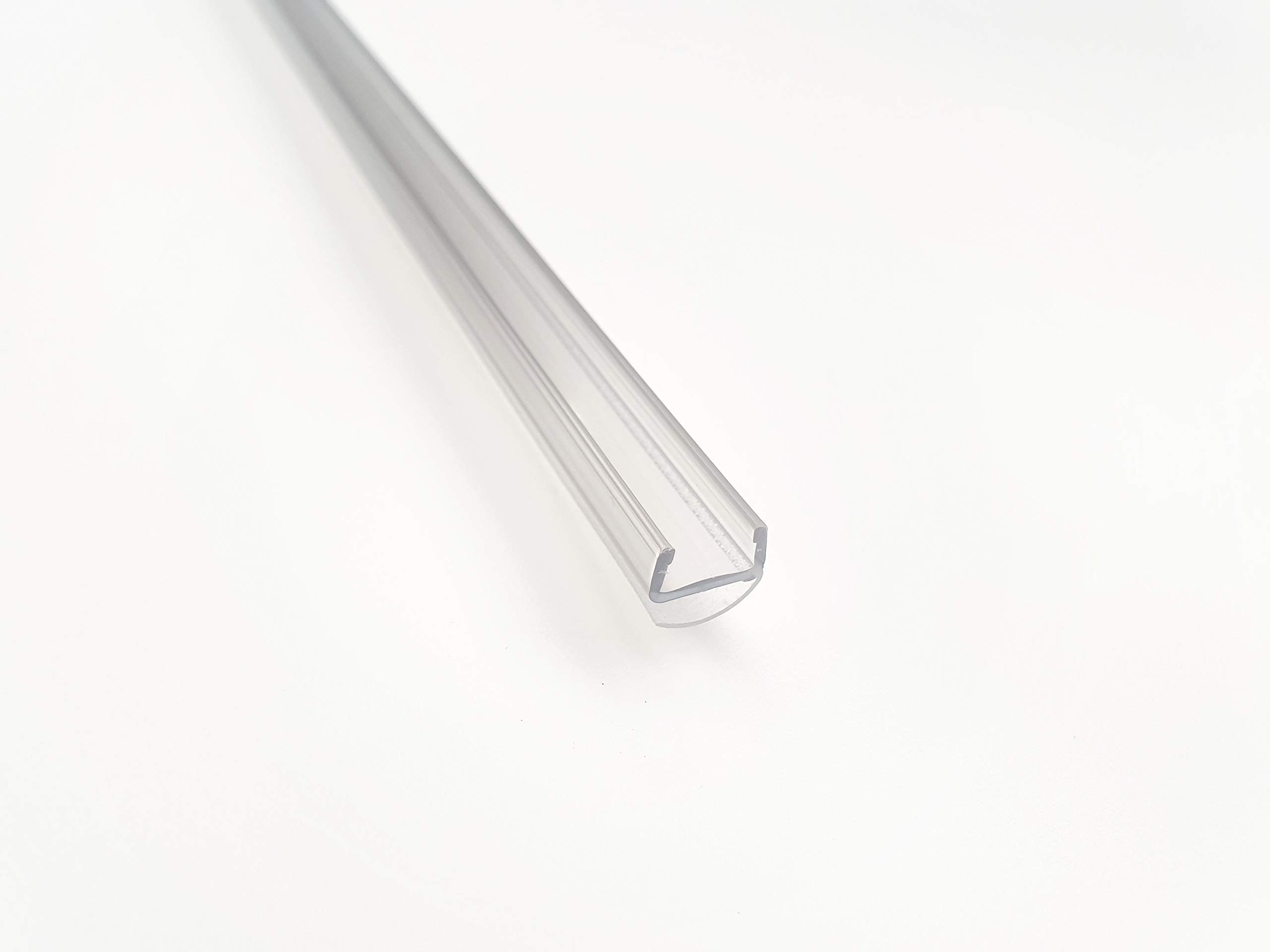 KRISTHAL Duschtür Spaltdichtung mit quetschbarer Lippe in der Fuge bzw. offenen Ballon, für 8 mm Glasdicke, 200 cm Länge, Art. Nr. 5130