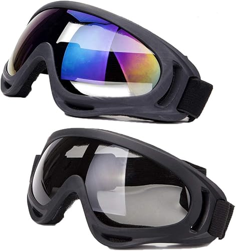 Miniatura 1 de FOCUSSEXY Gafas de esquí, snowboard, motocross, con protección UV, resistentes al viento, para hombres y mujeres