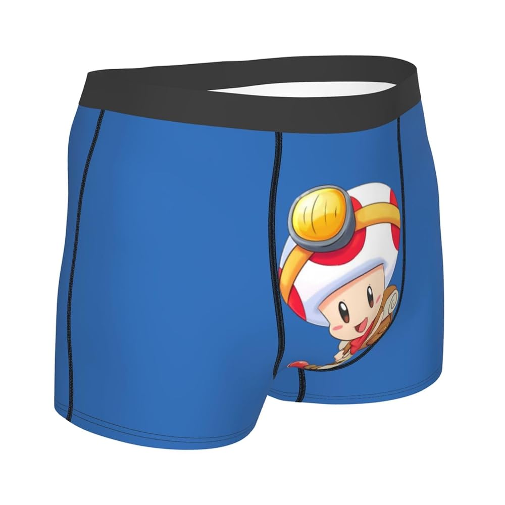 Amazon | [Webert] キノピオ隊長 潮流 メンズ平角ズボン 立体