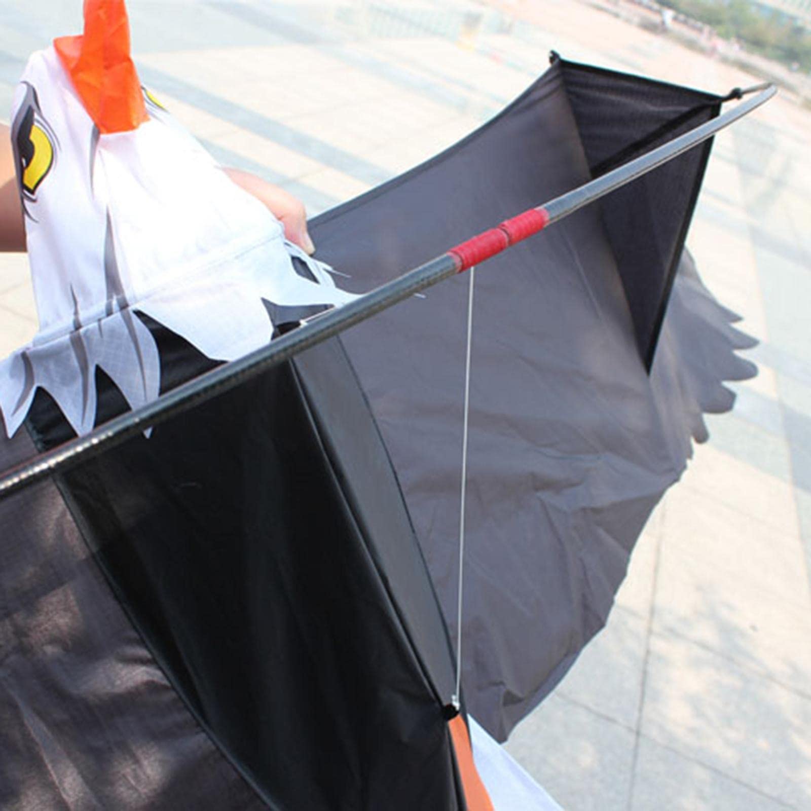Adlerdrache Vogel Einleiner Drachen Kinderdrachen Riesendrachen aus Robustem FRP- Und Harzmaterial mit Schneller Steigfähigkeit für Kinder Erwachsene, 200x70cm