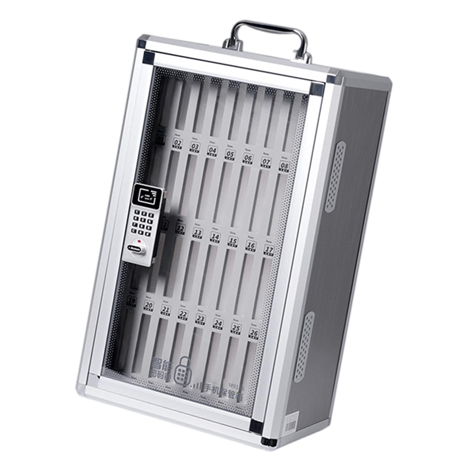 Intelligent Combination Phone Safe Box Featuring Double Security Portable Handle for Secure Storage in Various Environment Aluminum Box