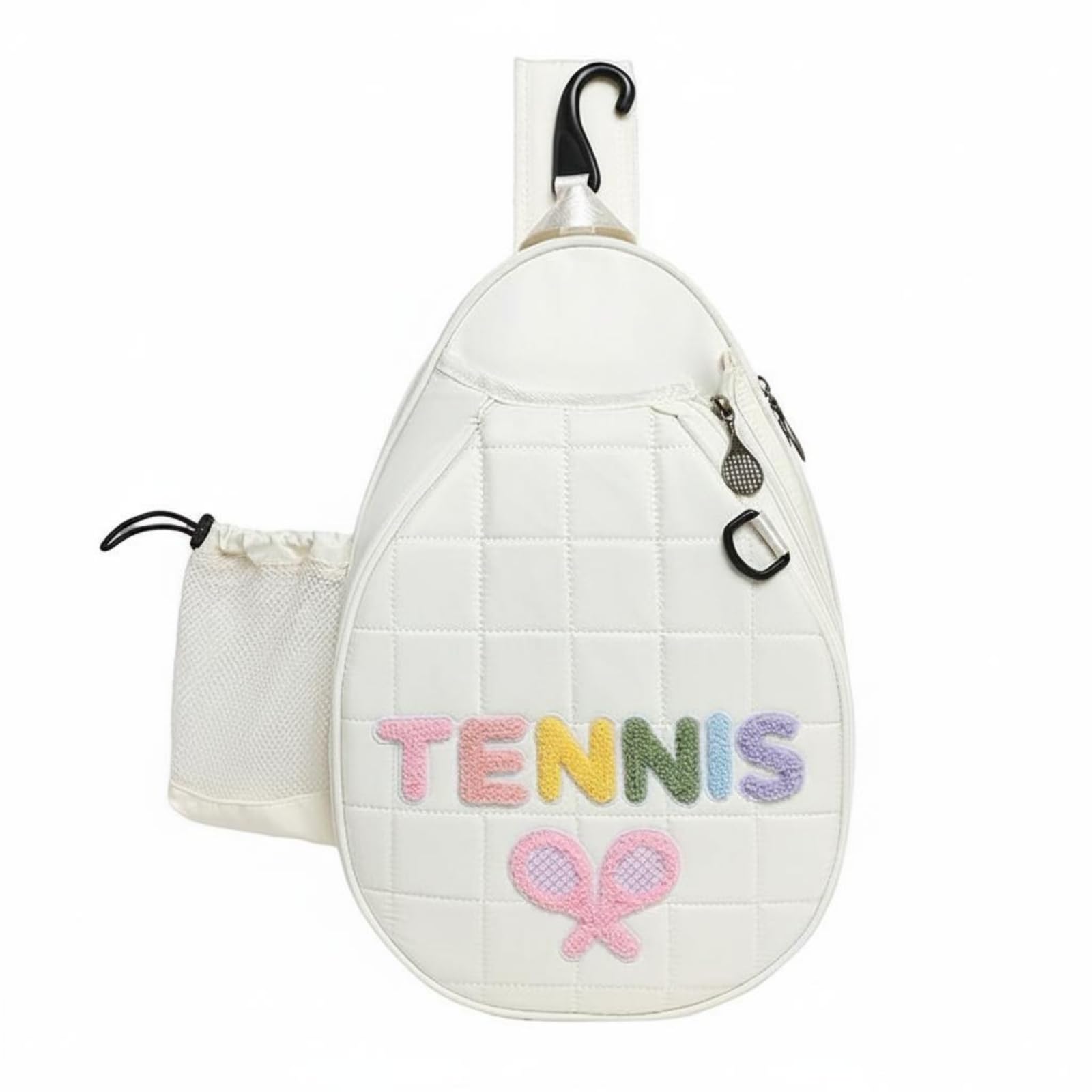 Baoblaze Borsa a Tracolla Sportiva Zaino Racket Tennis Borsa Racchetta Borsa Badminton Borsa Padel Cinghia Imbottita Che Riduce lo Sforzo E Multipli Adatta per