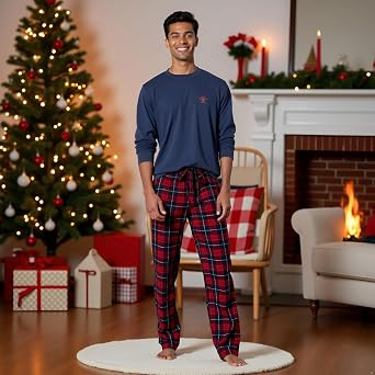 Beverly Hills Polo Club Men's Beverly Hills Polo Polar Fleece Set W/Ls Thermal Top