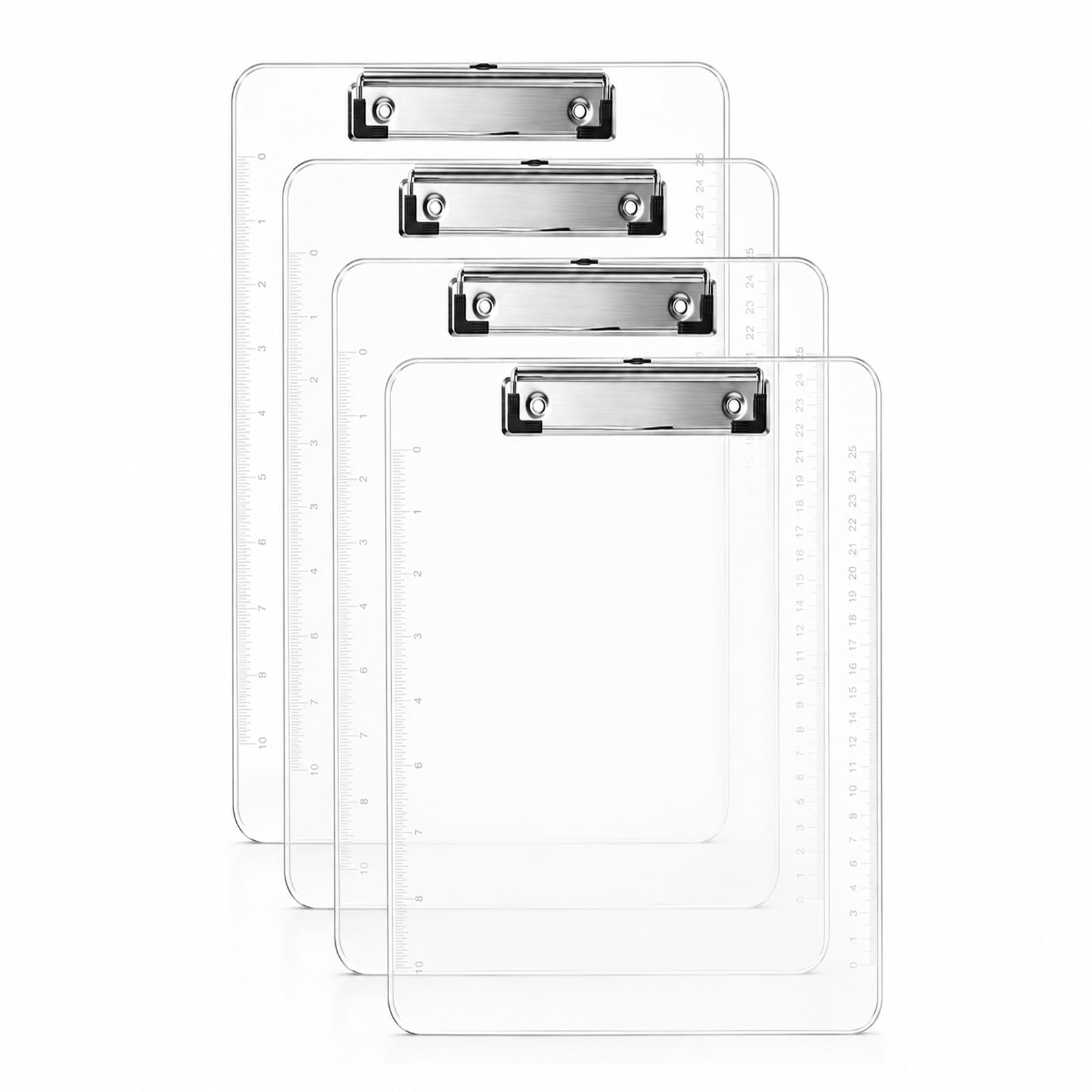 Cartellina portablocco in plastica trasparente, formato A4, formato