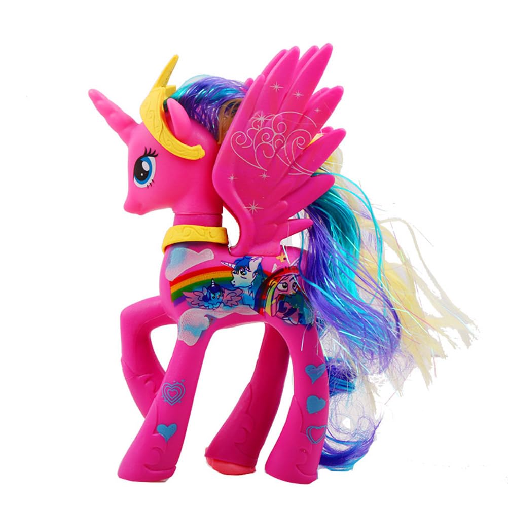 Little Horse Toy Friendship Movie Feature Character 14CM Doll Action Figure Model Toy for Girls