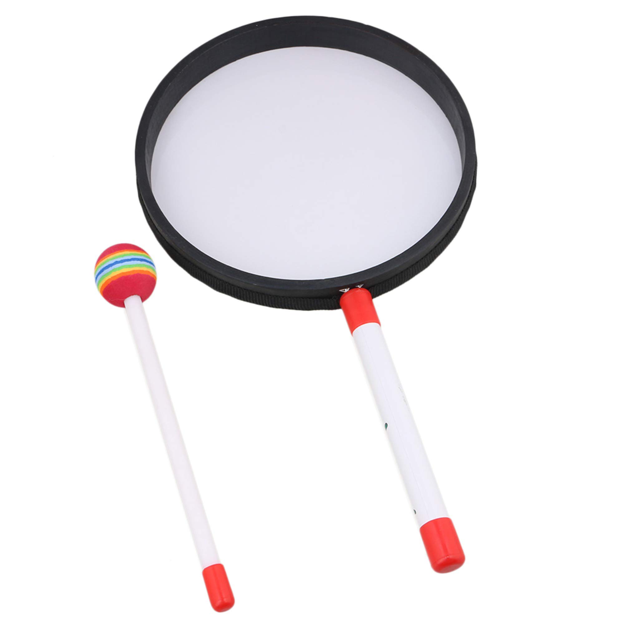 10 tambores de mano con forma de piruleta de 200 mm, instrumentos musicales, multicolor
