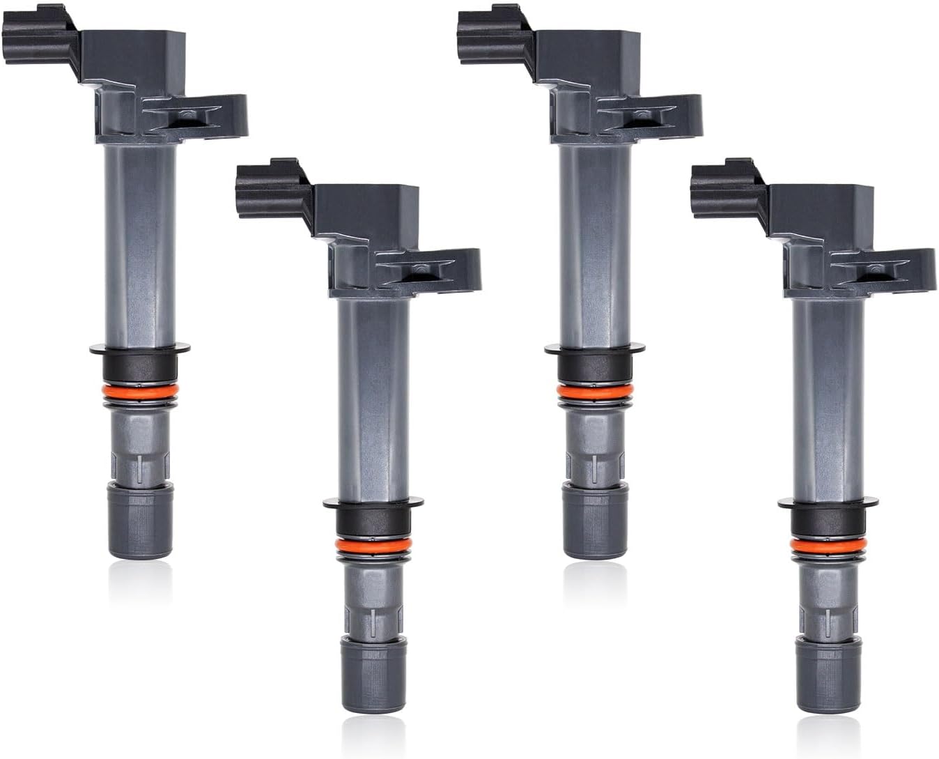 Conjunto de 4 Bobinas de Ignição TORCH Compatíveis com Dodge Ram, Jeep Dakota, Durango 1500, Commander, Grand Cherokee e Raider 4.7L V8 - Substituição UF399 UF297 UF270 C1231 56028138