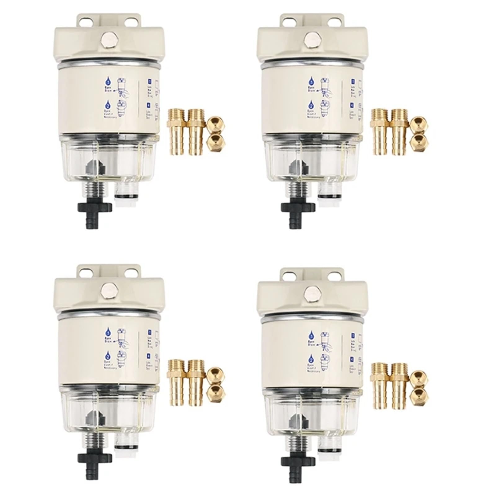 4X R12T Filtro combustible diésel separador agua para 140R 120AT S3240