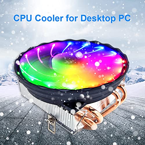 Radiateur de refroidisseur CPU 120mm PWM contre la surchauffe PC