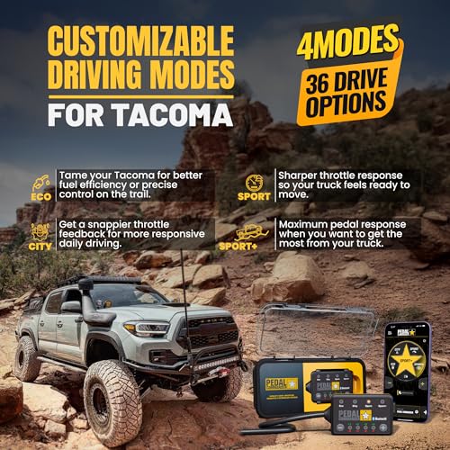 Pedal Commander for 2005–2023 Toyota Tacoma: Better Throttle Response for Lifted Trucks, Larger Tires, and Off-Road Driving - Image 5
