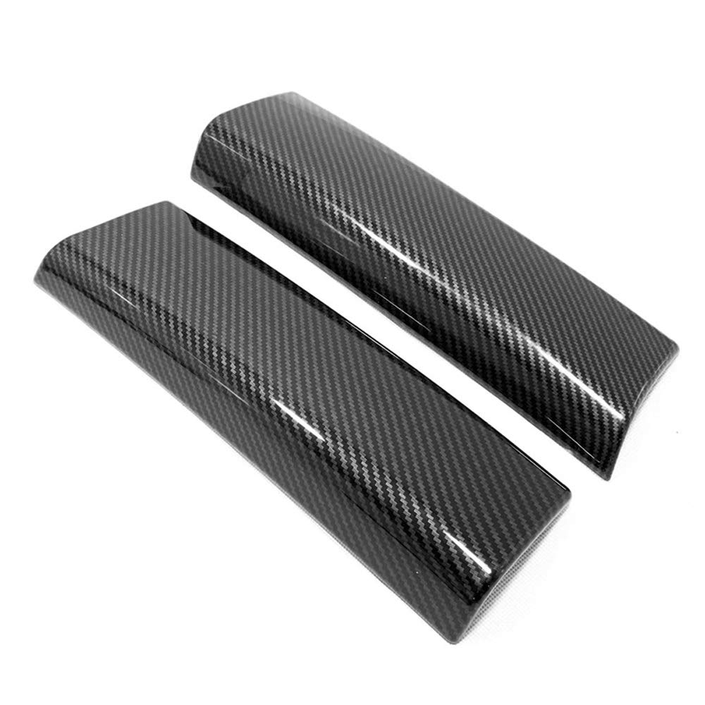 Garniture Cadre Bouton Boîte Accoudoir Fibre Carbone Noire Pour Mercedes Classe A W177 CLA C118 2019-2021
