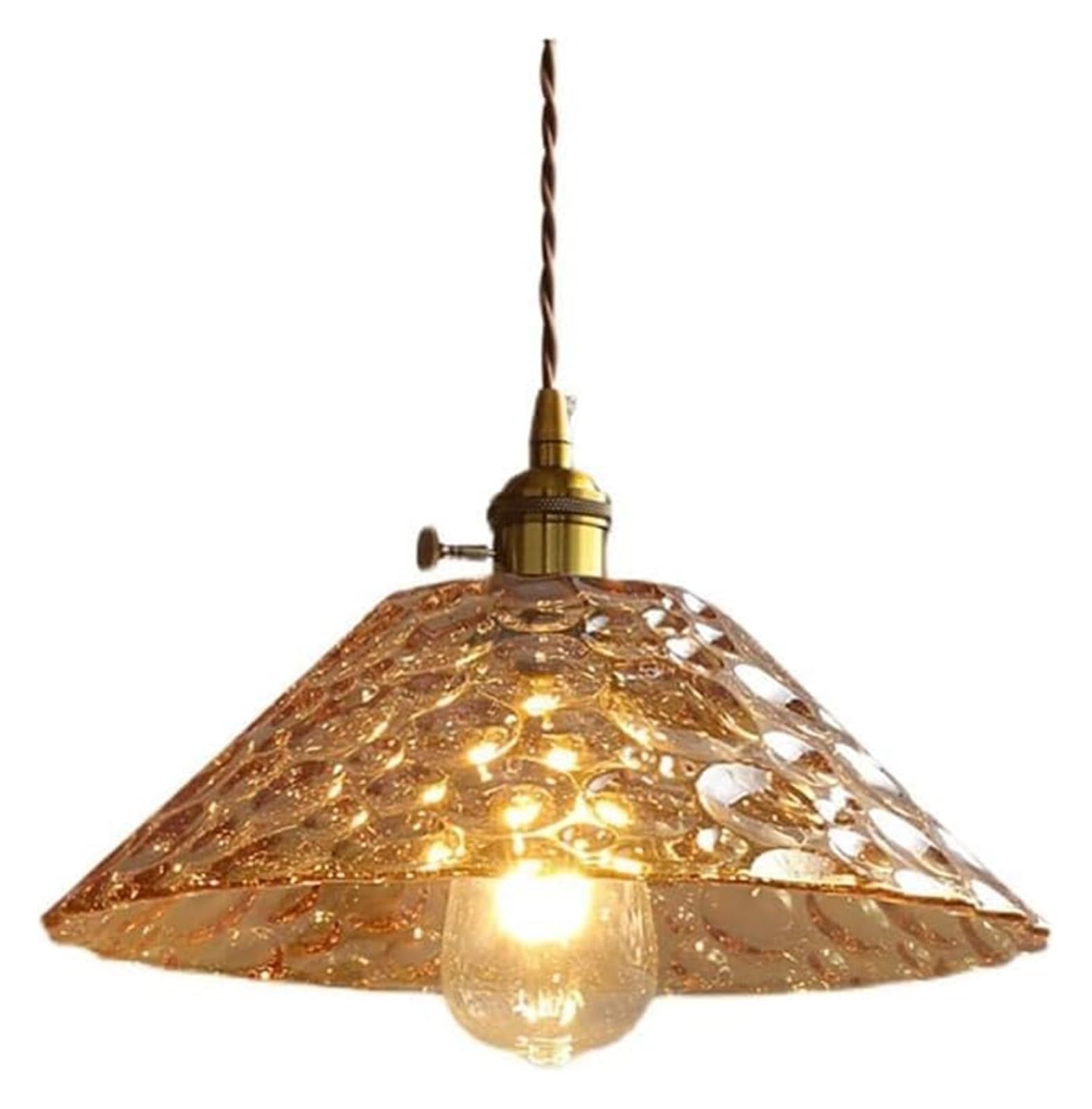 PCXEHUYP Chandelier Pendant Light Lamp Lighting - Glass Chandelier, Adjustable Height Restaurant Office Decoration Bedside Ceiling Hanging Chandeliers Lighti