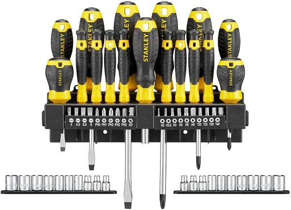 STANLEY STHT0-62143 Set 57 Pezzi Giraviti e Inserti e Chiavi a Bussola - 3