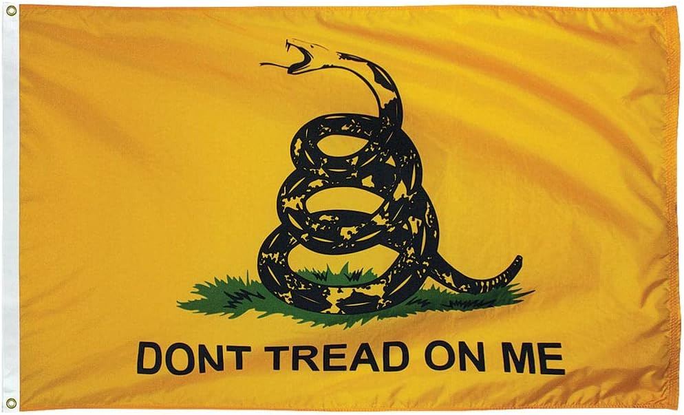 Eder Flag - Gadsden Flag - Endura-Nylon - 3 Foot by 5 Foot