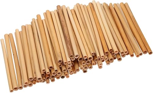 Miniatura 2 de Yardwe 100 piezas de panal tubo de caña de abeja tubos de cartón colmena DIY tubos de caña abejas tubos de anidación abejas tubos de casa tubos de