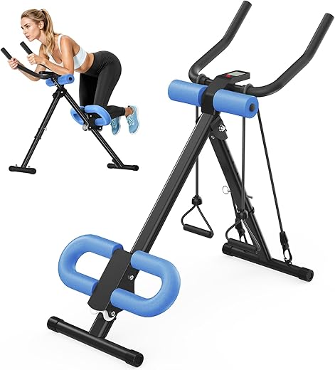 LUBBYGIM 4-in-1 Adjustable Ab Trainer – 440lb Capacity