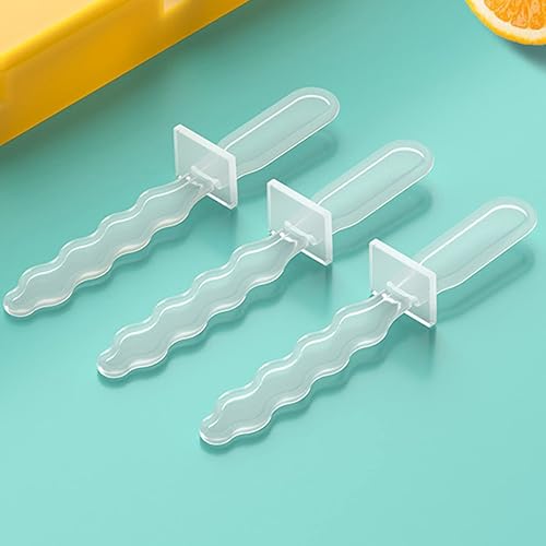 Miniatura 5 de Moldes para paletas  Molde de silicona para paletas de 3 cavidades con tapa reutilizable  Molde de helado de bricolaje ideal para pasteles y helados