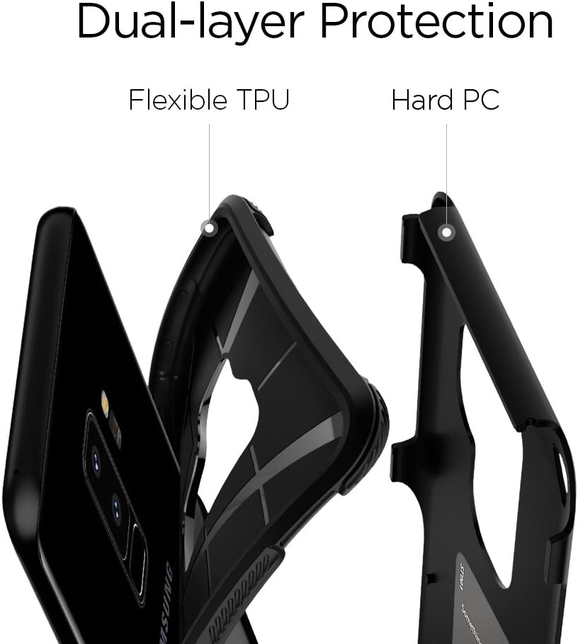 Spigen Hybrid Armor Designed for Samsung Galaxy S9 Plus Case (2018) - Black