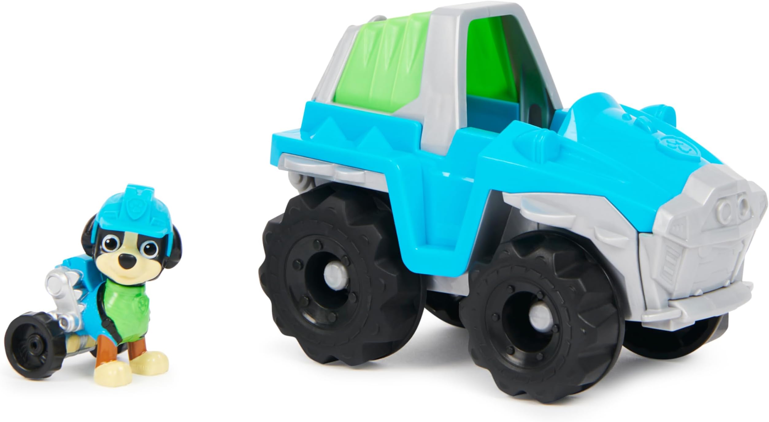 Paw Patrol, Rex’s Dinosaur Rescue Vehicle, Toy Truck with Collectible Action Figure, Sustainably Minded Kids’ Toys for Boys & Girls Aged 3 and Up