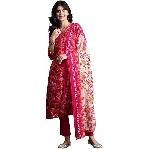 Viscose Rayon Embroidery V Neck Maternity Kurti