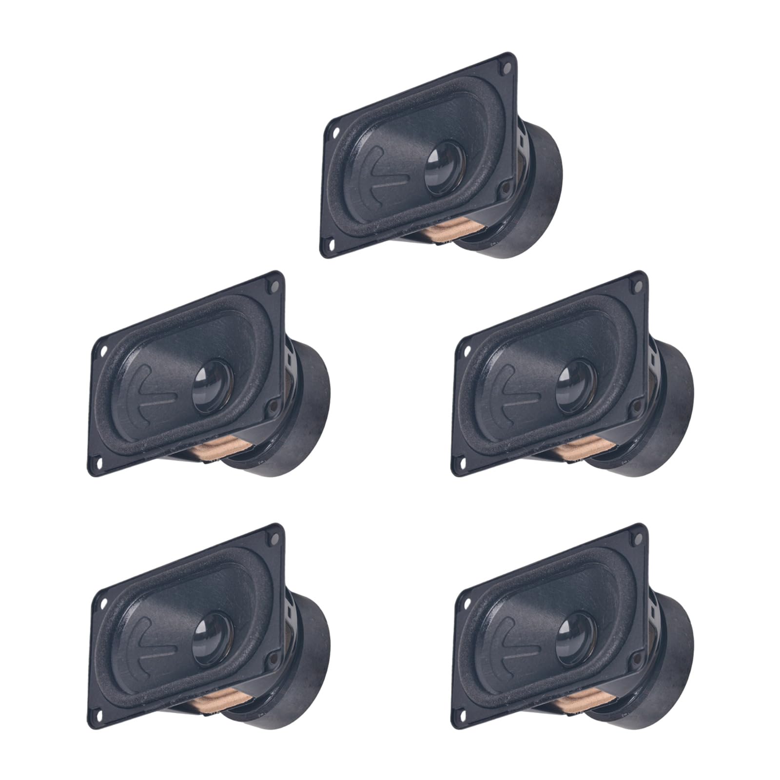 Altoparlante leggero da 20 W con magneti esterni a 16 nuclei per un suono chiaro, 48 x 90 mm, 0,18 kg, altoparlante a quattro lati